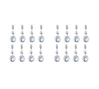 Kueohse 16 Uds. Pesas para Mantel, Perchas de Peso para Mantel de Cristal Pesado, Colgantes para Sujetar Cortinas, Cortinas de Ducha, Jardín