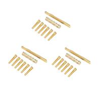 Kueohse 18pzs Nuez Sillin Perno de Puente de Guitarra de Laton Piezas de Repuesto para Guitarra Acustica