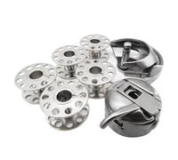 Kueohse 19036 Gancho para MáQuina de Coser, Caja de Carrete, Bobina para MáQuina de Coser DoméStica, Bobina Accionada con el Pie, Caja de Bobina Oscilante