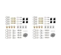 Kueohse 192 Piezas de Fotos de Imagen para Colgar con Kit de Tornillos para Colgador de Pintura de Oficina en Casa Surtido