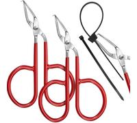 Kueohse 2 Abridores de Bridas para Cables, Herramienta para Quitar Bridas con de Silicona y Caja de Almacenamiento, Reutilizables.