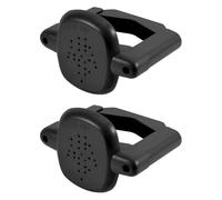 Kueohse 2 Adaptadores para Barandilla de Puerta para Bebés, Color Negro, Sin Taladros, Kit Universal para Puertas de Escaleras.