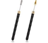 Kueohse 2 Bolígrafos de Tinte para Bordes de, Aplicadores de Rodillo de Colores para Teñir Bordes de, Herramienta para Teñir, Manualidades y Proyectos de Bricolaje.