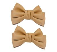 Kueohse 2 clips desmontables para zapatos, lazos de , clips para zapatos, bodas, fiestas, hebilla de zapatos, color caqui, fácil instalación