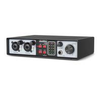 Kueohse 2 en 2 Salidas Interfaz de Audio USB Tarjeta de Sonido de GrabacióN 32 Bits/384 KHZ Tarjeta de Sonido Profesional para GrabacióN de Estudio Phantom de 48 V