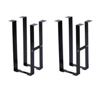 Kueohse 2 Juego de Soporte de Montaje para PC Debajo del Escritorio para Caja de Computadora, Colgador de Computadora Central, Soporte para Caja de Host, Estante Negro