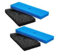 Kueohse 2 Juegos de Almohadillas de Filtro de Repuesto para Estanque, Almohadillas de Filtro Gruesas y Finas, Compatibles con Cajas 52231 y 52229 para Exteriores.