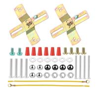 Kueohse 2 Juegos de Soportes de Montaje para Accesorios de Iluminación, Soporte de Montaje en Forma de de 4 Pulgadas, Soporte de Barra Transversal de Luz con Tornillos