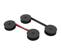 Kueohse 2 Paquetes Cinta para MáQuina Escribir Bobina Doble Cinta para MáQuina Escribir Tinta Bobina Doble Pieza Repuesto Tinta para la MayoríA Las MáQuinas de Escribir (Rojo, Negro)
