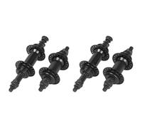 Kueohse 2 Par de Bujes de Freno de Disco Delantero y Trasero de 36 Agujeros para MTB, Compatible con Eje Pasante de Freno de Disco de 6 Pernos, Buje para Bicicleta de MontañA