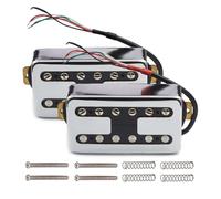 Kueohse 2 Pastillas Humbucker Estilo FT para Guitarra Eléctrica, con Bobina Divisoria para Mástil y Puente, Aptas para la Mayoría de las Guitarras.