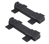 Kueohse 2 Pestillos de Puerta Corredera, Pestillo Resistente con Orificio para Candado, Adecuado para Vallas de Madera, Cerradura de Puerta de, Pestillo Exterior