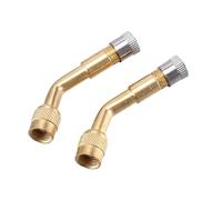 Kueohse 2 Piezas Adaptador de ExtensióN de VáLvula de NeumáTico de Aire de áNgulo de 135 Grados VáStago para AutomóViles de Motocicleta