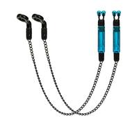 Kueohse 2 Piezas Alarmas de Mordida para Pesca de Carpas, Bobinas de Oscilación para Indicador de Alarma de Pesca, Herramientas de Pesca con Alarma de Mordida de Cadena, Color