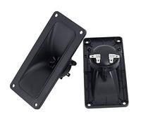 Kueohse 2 Piezas Altavoz de Agudos Altavoz de Agudos PiezoeléCtrico 150 W Zumbador de CeráMica Agudos Cuadrados Altavoces de Audio DIY