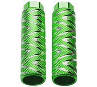 Kueohse 2 Piezas Clavijas de Bicicleta de AleacióN de Aluminio los Pedales BMX Se Ajustan una los Pedales de Asiento Trasero de Bicicleta con Ejes de 3/8 Pulgadas
