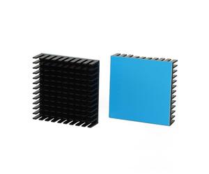 Kueohse 2 Piezas de Disipador de para Impresora 3D, Disipador de de Aluminio, Radiador, Placa Base, Lámina de Refrigeración Electrónica para CPU.
