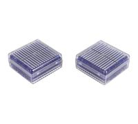 Kueohse 2 Piezas de Humedad Desecante Azul Indicadora de Gel de SíLice para Absorber la Caja Reutilizable
