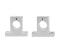 Kueohse 2 Piezas de Varilla de Sujeción de Riel de Movimiento Lineal, Soporte de Eje de Guía de Riel, Montaje de Acoplamiento SK25 25 mm
