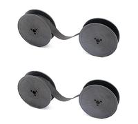 Kueohse 2 Piezas GR1 Cinta para Máquina de Escribir Reemplazo de Cinta para Máquina de Escribir de Doble Carrete para la Mayoría de Las Cintas para Escribir (Negro)