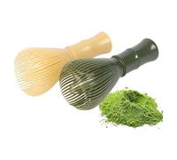 Kueohse 2 Piezas PP Resina Matcha Batidor Chasen Cepillo Herramientas para Matcha Té Verde en Polvo Reutilizable Batidor de Polvo Preparar