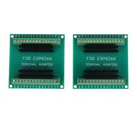 Kueohse 2 Piezas Tablero de Ruptura ESP8266 GPIO 1 en 2 para ESP8266 ESP-12E Placa de Desarrollo NodeMCU
