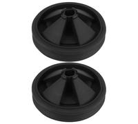 Kueohse 2-TLG. - Cubierta protectora antisalpicaduras de silicona (87 mm, diámetro exterior apto para trituradora de residuos alimentarios)
