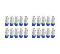 Kueohse 20 Conectores Powercon Macho de 3 Pines, Conector de Entrada de Señal para Haz de Luz, Salida de Potencia de Luz de Escenario