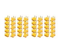 Kueohse 20 Pares de Conectores de Placa PCB para Motor ESC XT30PW, Conector Banana Dorado, Hembra, Macho, XT30, Actualización en Ángulo Recto para Modo RC.