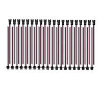 Kueohse 20 Pares de Conectores JST SM de 3 Pines, Macho/Hembra, para Tiras LED WS2812B, WS2811, WS2812, WS2814, SK6812, FOCB y CCT. Cable de 15 cm y Calibre 22 AWG.