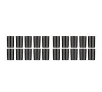 Kueohse 20 Piezas de de Goma de Hierro para Golf, Color Negro, Diámetro 370, de la de Goma, 19 mm, Anillo Amortiguador de Hierro
