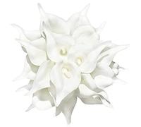 Kueohse 20 Piezas de Flores Artificiales de con Materiales de LáTex Suave para DecoracióN del Hogar y la Cocina