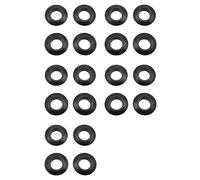 Kueohse 20 Piezas de Kayak Universal Canoa Balsa Anillos de Protectores Salpicaduras Accesorios de de Anillo Reemplazo