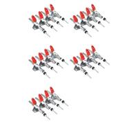 Kueohse 20 Piezas GH-301AM 45 Kg Abrazadera de Palanca de Liberación Rápida Acción de Tracción Abrazaderas de Tipo Vertical/Horizontal Herramienta de Mano para Carpintería