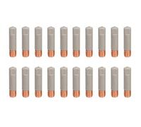 Kueohse 20 Piezas MB15AK Puntas de Boquilla de Soldadura Revestimiento Protector M6 Punta para Boquilla de Gas 0,8mm Piezas de Herramientas de Soldadura MIG