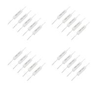 Kueohse 20 Pzs 1.0 Ohm 10W Resistencias de Cemento Ceramico de Alambre Bobinado