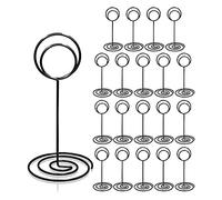 Kueohse 20 Soportes para NúMeros de Mesa, 3,35 Pulgadas, Soporte para Tarjetas de Lugar, Soportes para NúMeros de Mesa para Boda, Fiesta, GraduacióN, RecepcióN A