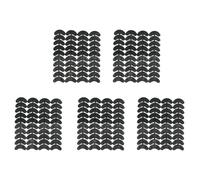 Kueohse 200 Piezas 20 Pares de Protectores de TacóN de Goma Toe Plates Grifos Almohadillas de ReparacióN de Zapatos DIY TAMAÑO: 56X24X3.1Mm