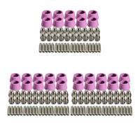 Kueohse 200 Piezas Consumibles de la Antorcha del Cortador de Plasma Kit de Tazas de Boquillas de para Cortadora de Plasma -60-55 WSD-60 Fit CUT-60 LGK-60