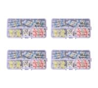 Kueohse 200 Unids Terminales Terminadores Termoencogibles Conector Impermeable Tubo de de Soldadura Alambre Aislado Conectores A Diy Kit de Cable ElectróNico