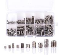 Kueohse 200Pcs Acero Inoxidable 304 Conjunto de Kit Surtido de Tornillos Prisioneros Tornillo Hexagonal M3 / / M5 / M6 / M8