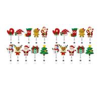 Kueohse 20X Carrete de de Navidad Fieltro, para Enfermera, Profesor, Mujer, Hombre, Oficina, CalcetíN, Relleno, Adorno, Regalos