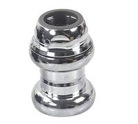 Kueohse 22.2Mm Bicicletas Headset 1 Pulgada Cojinete Fijo Engranaje Compite con la Bici Fija del Engranaje de Auriculares Bici del Camino de la AleacióN de Aluminio de Auriculares,Plata