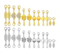 Kueohse 24 Cierres Y Broches MagnéTicos para Collares, MagnéTico CilíNdrico Redondo con Forma para JoyeríA, para Collares