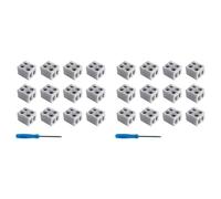 Kueohse 24 Conectores de Tira de Luz LED Sin Soldadura, 2 Pines, 8 Mm, Tira A Cable para Cinta de Luz LED de un Solo Color de 5-24 V