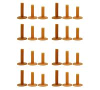 Kueohse 24 Piezas Tees de Golf tee Duradero del CafeGama de Conduccion 60/70/80 mm