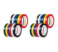 Kueohse 24 Rollos de Cintas Coloridas para Autoclave de 12 Mm, 216 Pies de Longitud Cada Cinta, Cinta de Marcado Dental, Cinta de IdentificacióN de 6 Colores