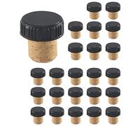 Kueohse 24 tapones de corcho para degustación de corcho en forma de T con tapón de de vino superior