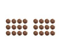 Kueohse 24 Uds 40Mm Cascabeles de Metal Oxidado con Recorte de Estrella para Manualidades NavideñAs, Decoraciones para Fiestas en el Hogar Al Aire Libre en Interiores