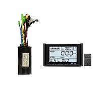 Kueohse 24V 36V 48V 500W 750W Three-Mode 9 Tubes Brushless 26A Controller Throttle Brake Kit con LED SW900 Display E-Bike Parts